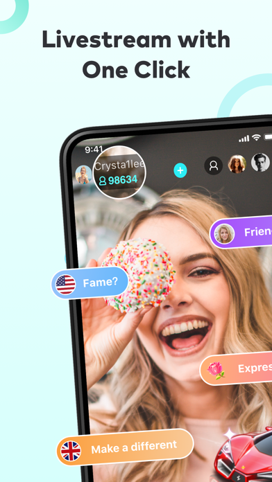 BIGO LIVEのApp Store掲載スクリーンショット