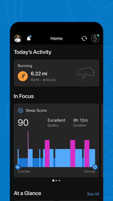 Garmin ConnectのApp Store掲載スクリーンショット