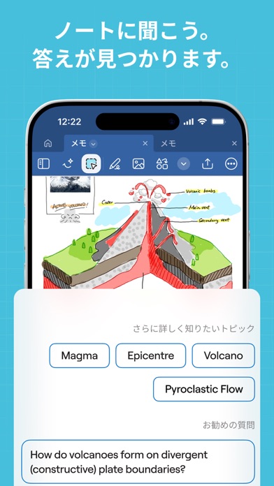Goodnotesのストア掲載スクリーンショット