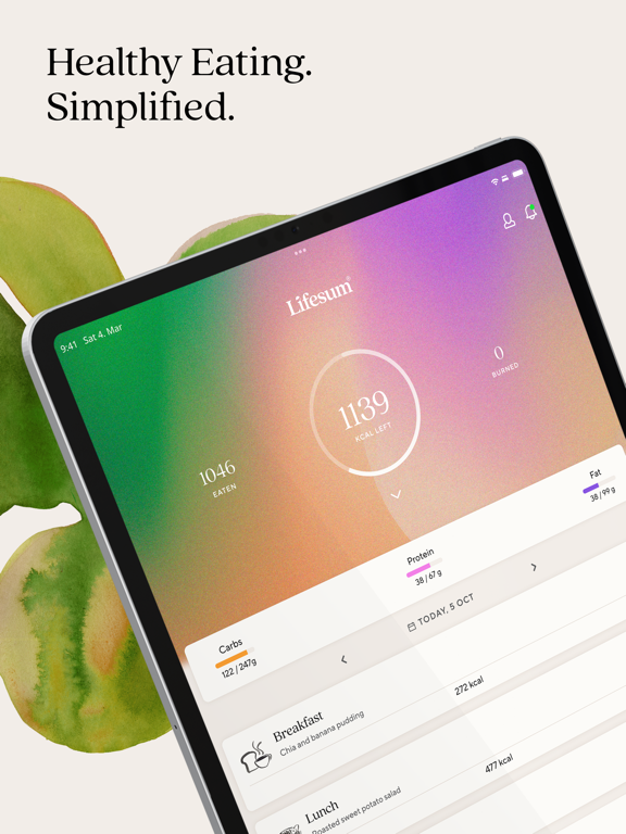 LifesumのApp Store掲載スクリーンショット