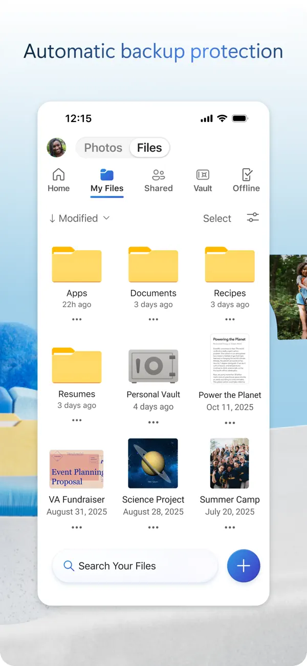 Microsoft OneDriveのApp Store掲載スクリーンショット