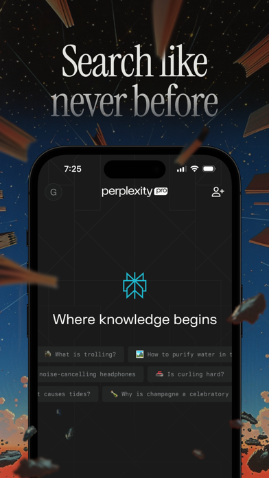 PerplexityのApp Store掲載スクリーンショット