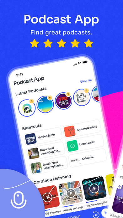 Podcast AppのApp Store掲載スクリーンショット