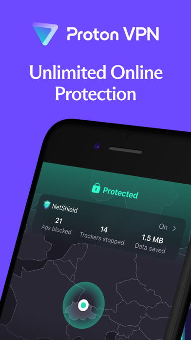 Proton VPNのApp Store掲載スクリーンショット