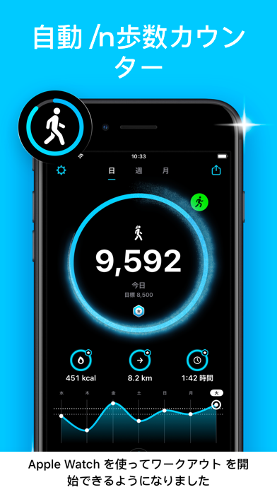 StepsAppのApp Store掲載スクリーンショット