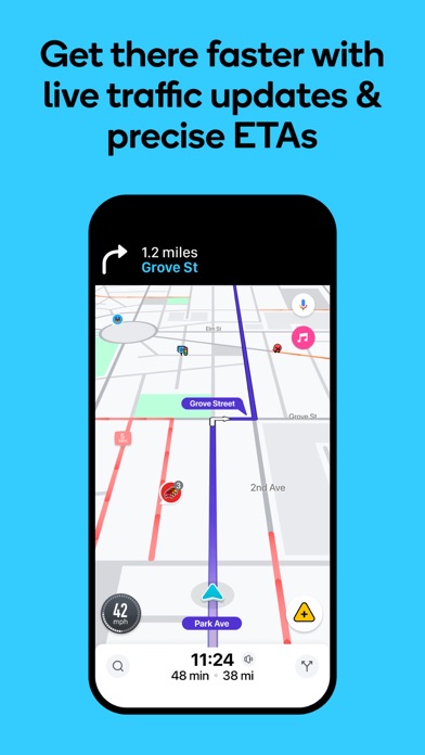 WazeのApp Store掲載スクリーンショット